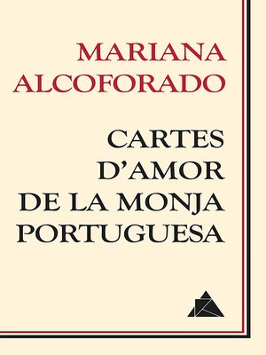 cover image of Cartes d'amor de la monja portuguesa